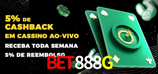 Promoções do cassino ao Vivo Bet888G
